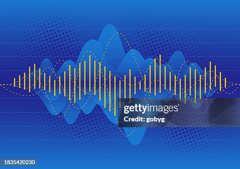 Wave Graphs Or Sound Waves Concept High-Res Vector Graphic - Getty Images