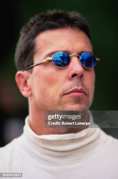 Portrait of Scott Pruett from the United States, driver of the Visteon Patrick Racing Reynard 98i Ford XB during practice for the Championship Auto...
