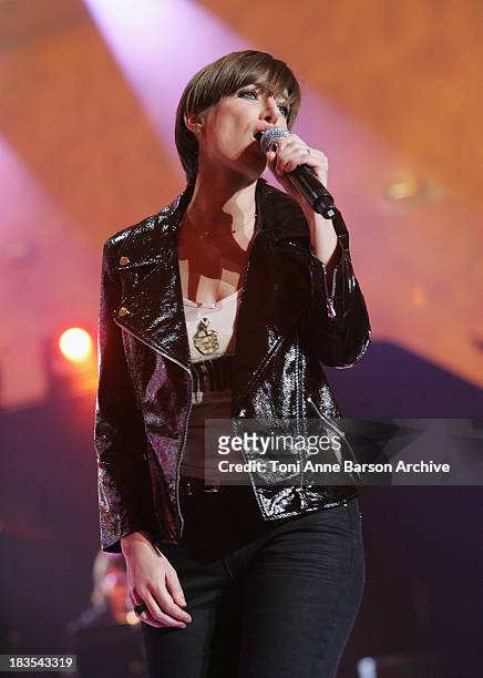 Anais performs at the Fete de la Chanson Francaise for France Television in Salle Pleyel, in on January 19, 2009 in Paris, France.