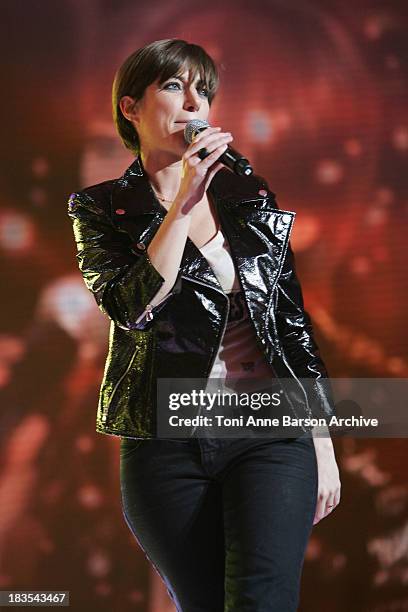 Anais performs at the Fete de la Chanson Francaise for France Television at the Salle Pleyel in on January 19, 2009 in Paris, France.