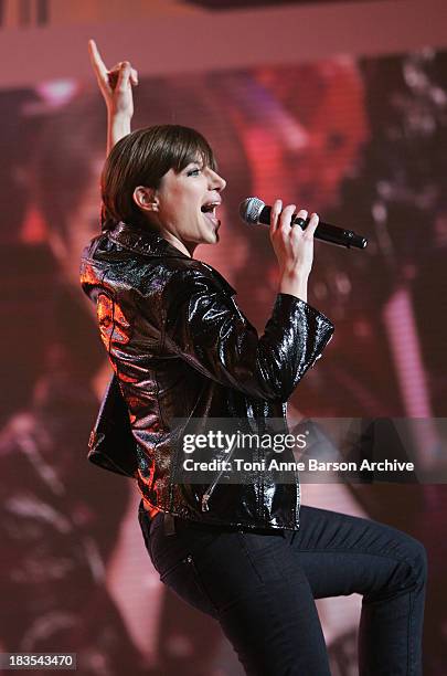 Anais performs at the Fete de la Chanson Francaise for France Television at the Salle Pleyel in on January 19, 2009 in Paris, France.