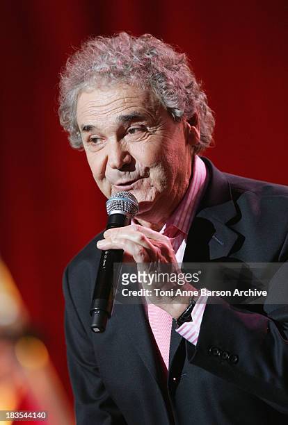 Pierre Perret performs at L'Olympia on January 20, 2010 in Paris, France.
