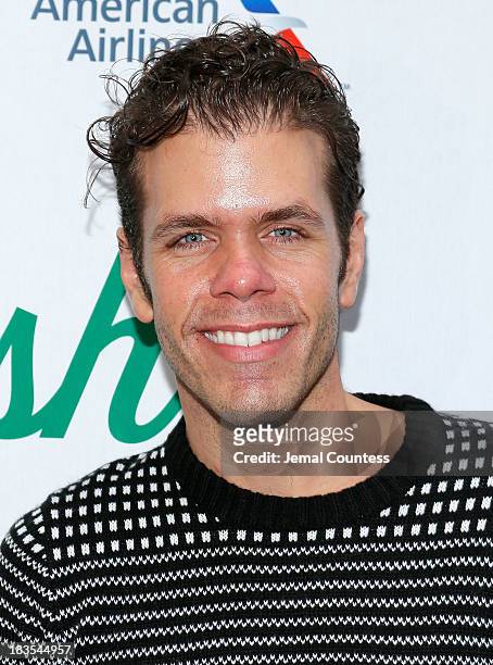 Media personality Perez Hilton attends the "Big Fish" Broadway Opening Night After Party at Roseland Ballroom on October 6, 2013 in New York City.