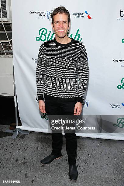 Media personality Perez Hilton attends the "Big Fish" Broadway Opening Night After Party at Roseland Ballroom on October 6, 2013 in New York City.