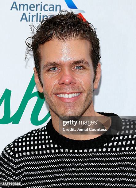 Media personality Perez Hilton attends the "Big Fish" Broadway Opening Night After Party at Roseland Ballroom on October 6, 2013 in New York City.