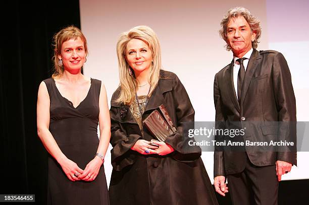 Sandrine Bonnaire during 2007 International Forum of Cinema & Literature - Closing Ceremony at Grimaldi Forum in Monte Carlo, Monaco.