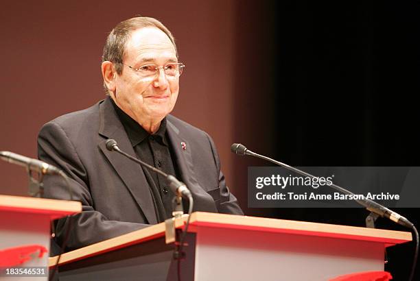 Robert Hossein during 2007 International Forum of Cinema & Literature - Closing Ceremony at Grimaldi Forum in Monte Carlo, Monaco.