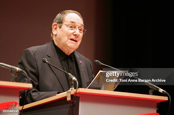 Robert Hossein during 2007 International Forum of Cinema & Literature - Closing Ceremony at Grimaldi Forum in Monte Carlo, Monaco.