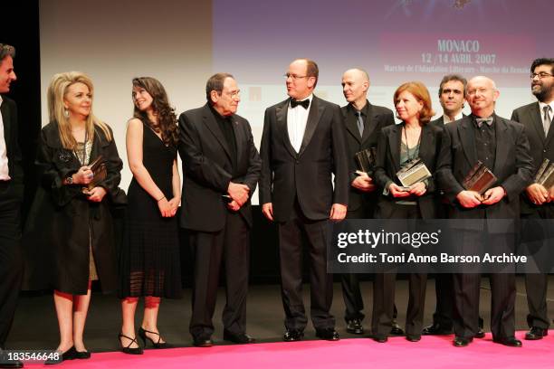 Robert Hossein, HSH Prince Albert II of Monaco and award winners