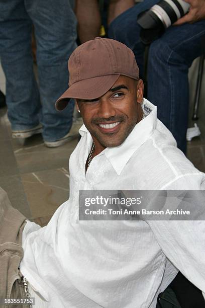 Shemar Moore during 2007 Monte Carlo Television Festival - Criminal Minds Shemar Moore and Mandy Patinkin Photocall at Grimaldi Forum in Monte Carlo,...