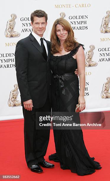 Eric Mabius and Ivy Sherman during 2007 Monte Carlo Television Festival - Closing Ceremony & Gold Nymph Awards - Arrivals at Grimaldi Forum in Monte...