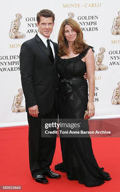 Eric Mabius and Ivy Sherman during 2007 Monte Carlo Television Festival - Closing Ceremony & Gold Nymph Awards - Arrivals at Grimaldi Forum in Monte...