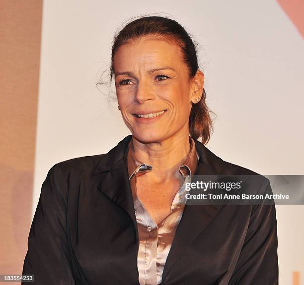 Princess Stephanie of Monaco attends the Gala and Auction for Fight Aids Monaco at the Meridien Beach Plazza on December 1, 2009 in Monte Carlo,...