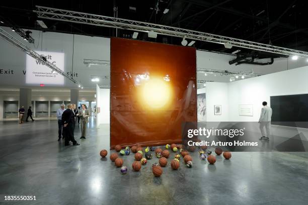 View of the venue during the Art Basel Miami Beach VIP Preview 2023 at Miami Beach Convention Center on December 06, 2023 in Miami Beach, Florida.