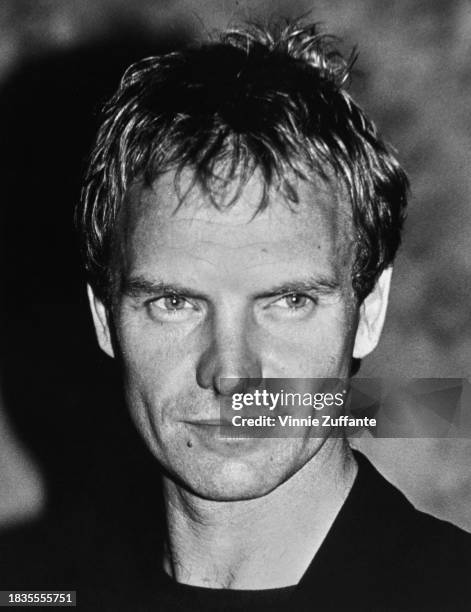 British singer, songwriter and bassist Sting attends the inaugural Environmental Media Awards ceremony, held at Sony Pictures Studios in Culver City,...