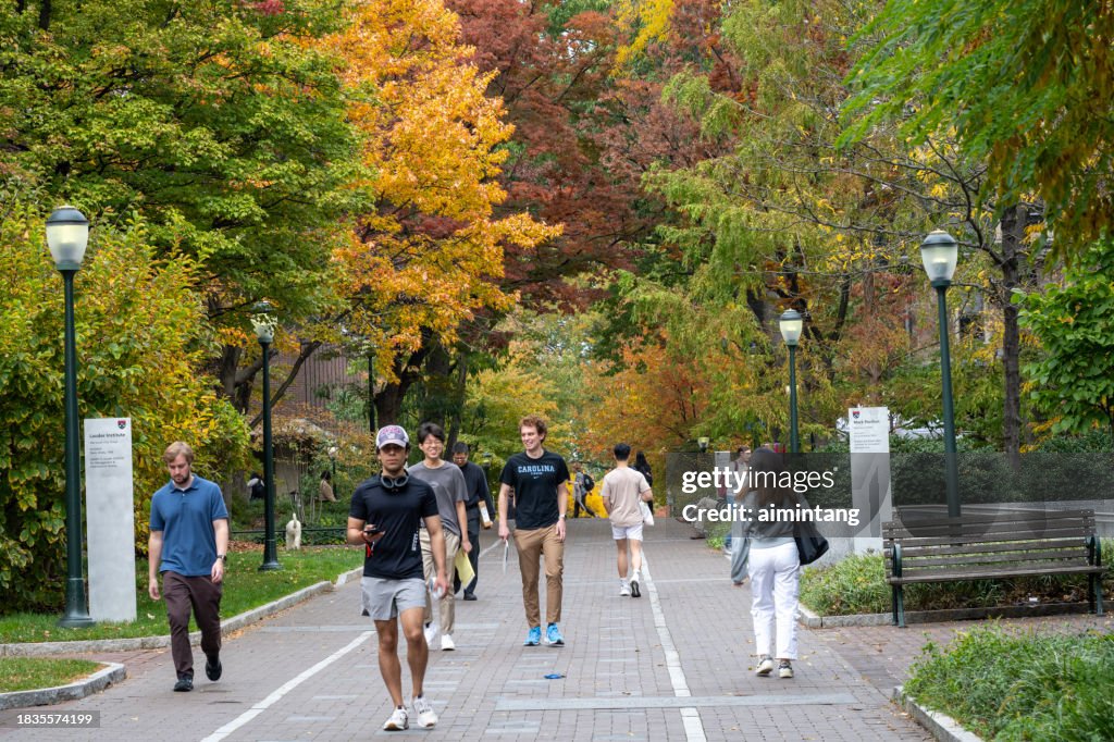 Campus de l’Université de Pennsylvanie en automne