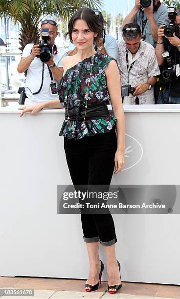 Actress Geraldine Pailhas attends the 'Rebecca H. ' Photo Call held at the Palais des Festivals during the 63rd Annual International Cannes Film...