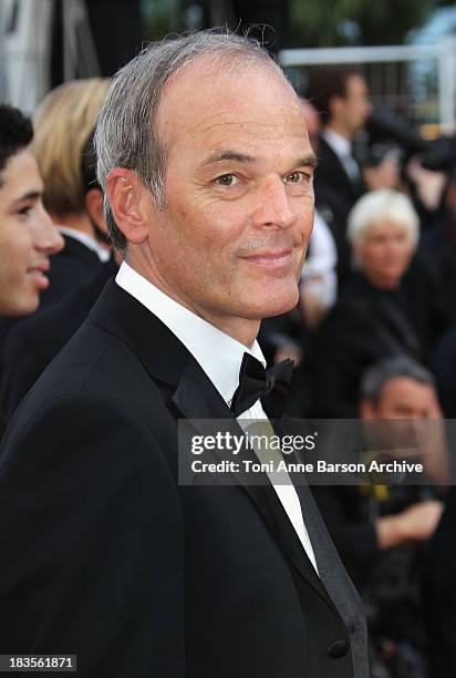 Laurent Baffie attends the Palme d'Or Closing Ceremony held at the Palais des Festivals during the 63rd Annual International Cannes Film Festival on...