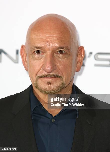 Ben Kingsley attends a photocall to promote "Ender's Game" at Odeon Leicester Square on October 7, 2013 in London, England.