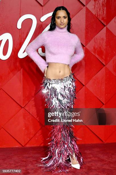 Amita Suman attends The Fashion Awards 2023 presented by Pandora at the Royal Albert Hall on December 4, 2023 in London, England.