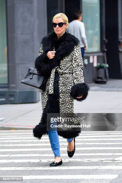 Nicky Hilton is seen walking on December 06, 2023 in New York City.