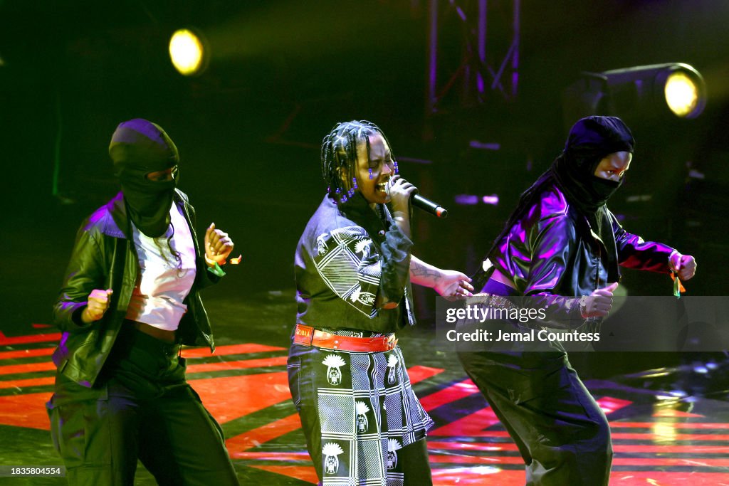 Move Rwanda Contact Ariel Wayz performs onstage during Move Afrika: Rwanda 2023 on... News ...