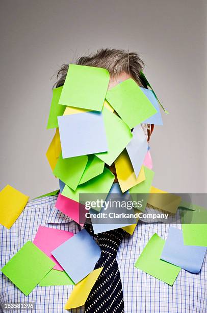 Sticky Notes Person Person Covered In Sticky Notes Photos and Premium High Res Pictures ...
