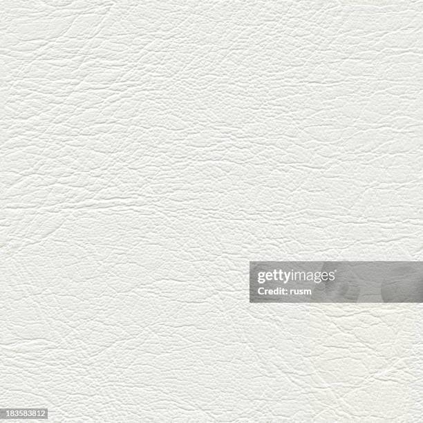 seamless white leather background - animal skin stockfoto's en -beelden