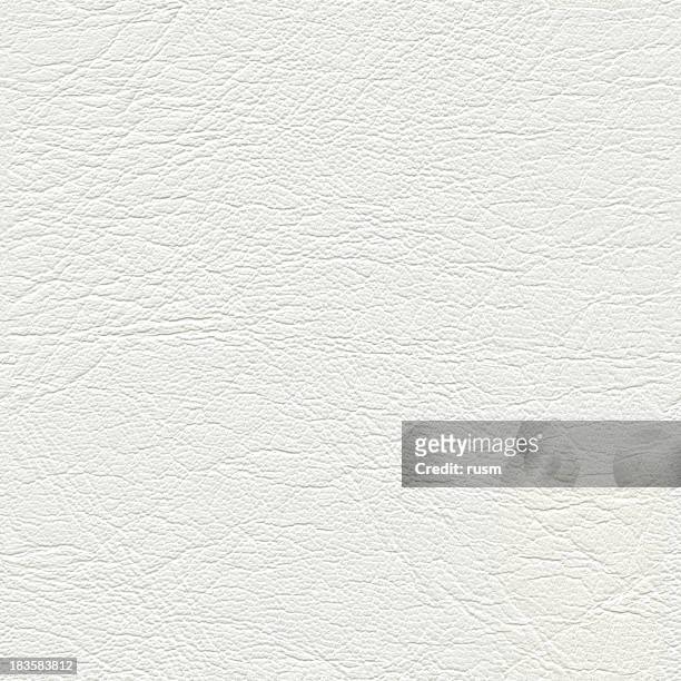 seamless white leather background - white leather stock pictures, royalty-free photos & images