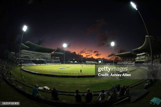 General view during the 2nd CG United One Day International match between West Indies and England at Sir Vivian Richards Stadium on December 06, 2023...