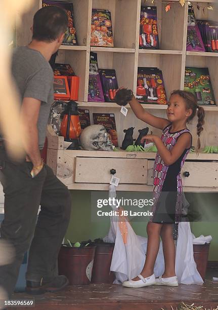 Nahla Ariela Aubry is seen at the Pumpkin Patch on October 7, 2013 in Los Angeles, California.