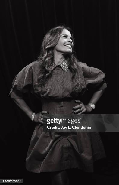 Actor Lisa Vidal is photographed for Los Angeles Times on November 30, 2023 at the 2023 Women in Film Honors at the Ray Dolby Ballroom at Ovation...