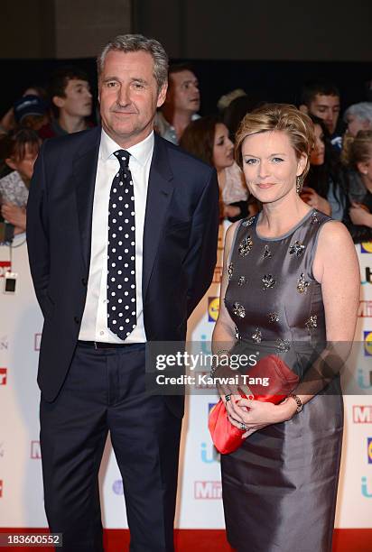 Mark Austin and Julie Etchingham attend the Pride of Britain awards at the Grosvenor House, on October 7, 2013 in London, England.