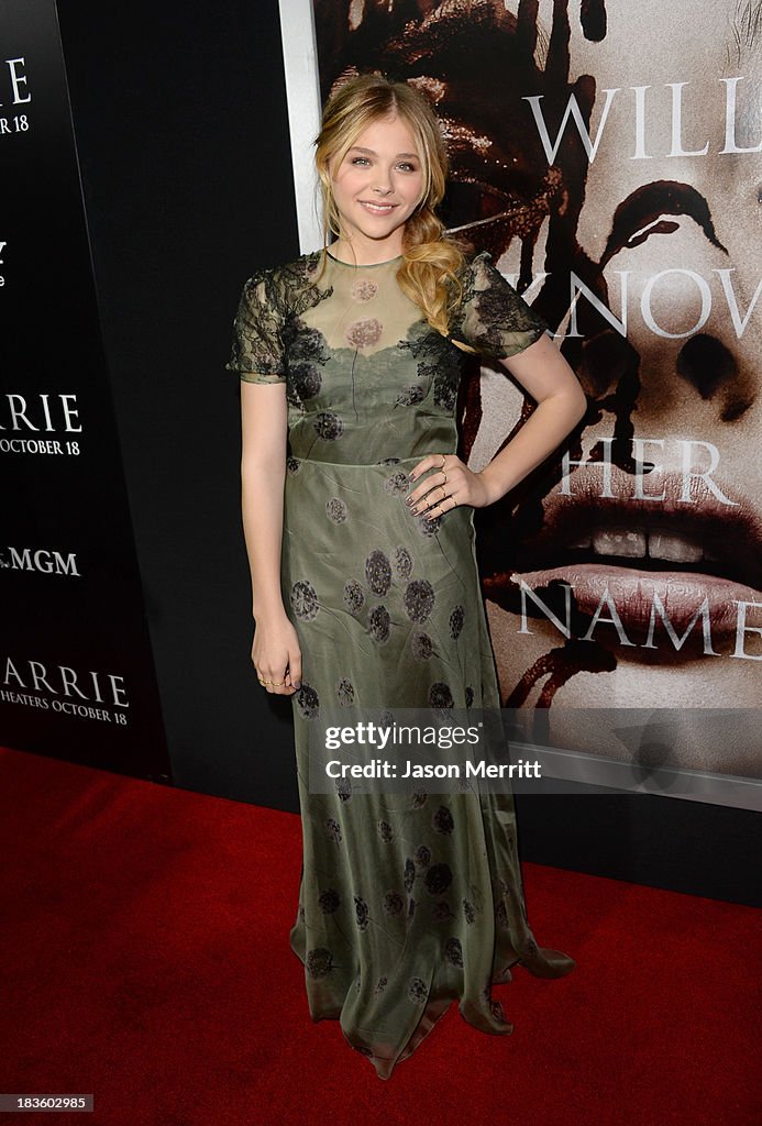 Premiere Of Metro-Goldwyn-Mayer Pictures & Screen Gems' "Carrie" - Arrivals
