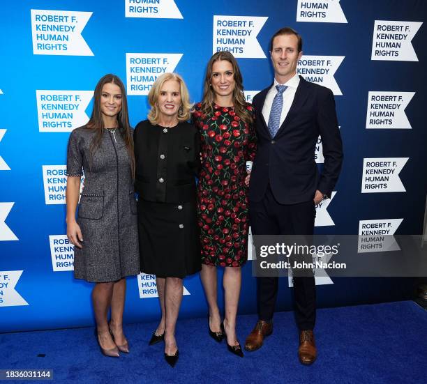 Cara Kennedy-Cuomo, Kerry Kennedy, Mariah Kennedy Cuomo, and Tellef Lundeval attend the Robert F. Kennedy Human Rights' 2023 Ripple Of Hope Gala on...