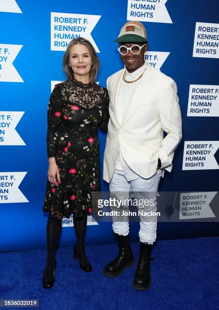 Kathryn Erbe and Jamel Robinson attend the Robert F. Kennedy Human Rights' 2023 Ripple Of Hope Gala on December 06, 2023 in New York City.