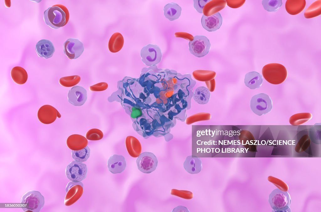 KRAS G12C oncogene product, illustration