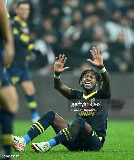 Fred of Fenerbahce reacts during the Turkish Super Lig week 15 match between Besiktas and Fenerbahce at Tupras Stadium in Istanbul, Turkiye on...