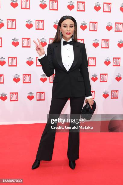 Verona Pooth attends the Ein Herz Fuer Kinder Gala 2023 at Studio Berlin Adlershof on December 9, 2023 in Berlin, Germany.