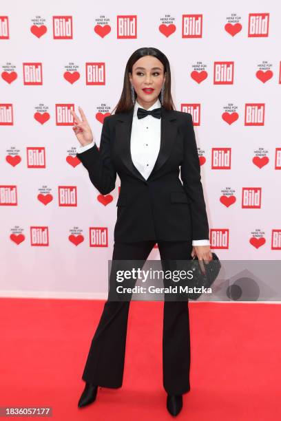 Verona Pooth attends the Ein Herz Fuer Kinder Gala 2023 at Studio Berlin Adlershof on December 9, 2023 in Berlin, Germany.