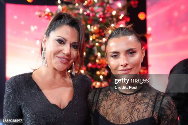 Simone Thomalla and Sophia Thomalla during the Ein Herz fuer Kinder charity gala at Studio Berlin Adlershof on December 09, 2023 in Berlin, Germany