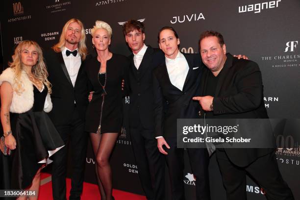 Laura Barbieri, Killian Marcus Nielsen, Brigitte Nielsen, Douglas Aaron Meyer, Raoul Ayrton Meyer Jr., Photographer and Director Mayk Azzato during...