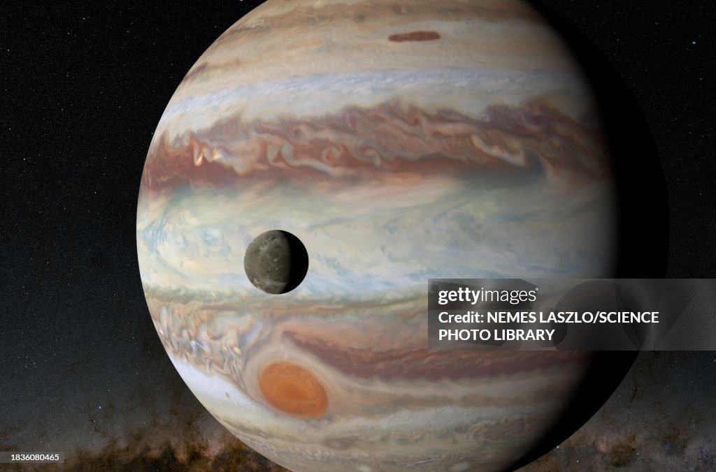 Jupiter and Ganymede, illustration
