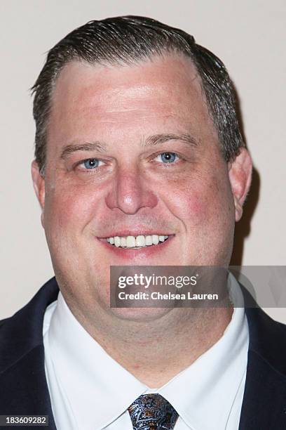 Actor Billy Gardell arrives at "An Evening Honoring James Burrows" at Academy of Television Arts & Sciences on October 7, 2013 in North Hollywood,...