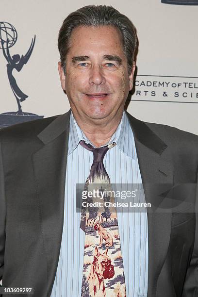 Actor Beau Bridges arrives at "An Evening Honoring James Burrows" at Academy of Television Arts & Sciences on October 7, 2013 in North Hollywood,...