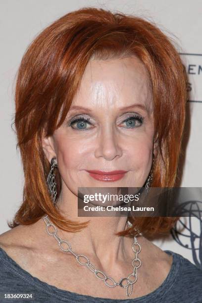 Actress Swoosie Kurtz arrives at "An Evening Honoring James Burrows" at Academy of Television Arts & Sciences on October 7, 2013 in North Hollywood,...