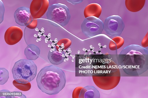 Vitamin E molecule, illustration Vitamin E molecule, illustration