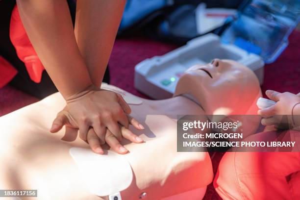 first aid cpr training - cpr stock pictures, royalty-free photos & images