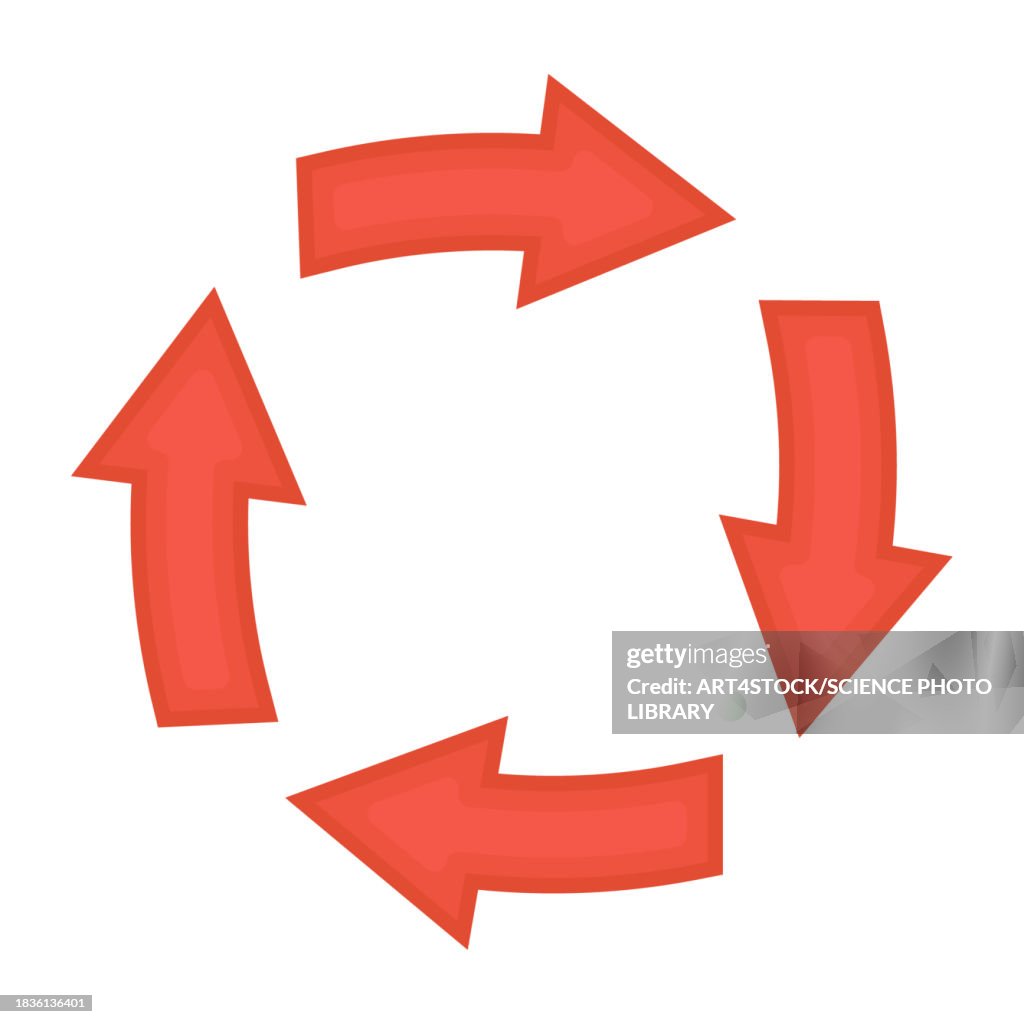 Arrows, conceptual illustration