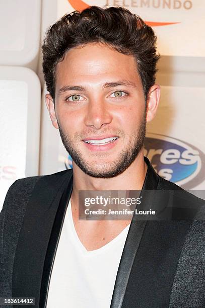 Television personality Gabriel Coronel attends Deportes Telemundo's celebration of their hit show 'Titulares Y Mas' at Ebanos Crossing on October 7,...